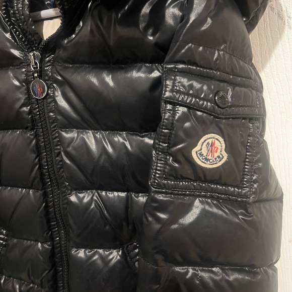 Moncler Black Jacket with Comic Detail - Picture 3 of 10